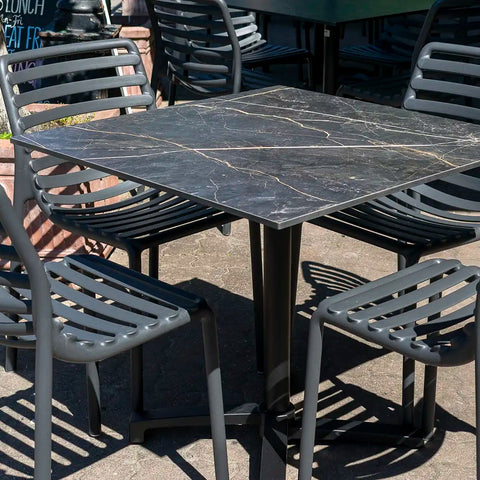 Compact Laminate Table Top - Fire Stone